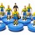 Subbuteo Andrew Table Soccer Brondby 2017-18 on Classic Hasbro bases